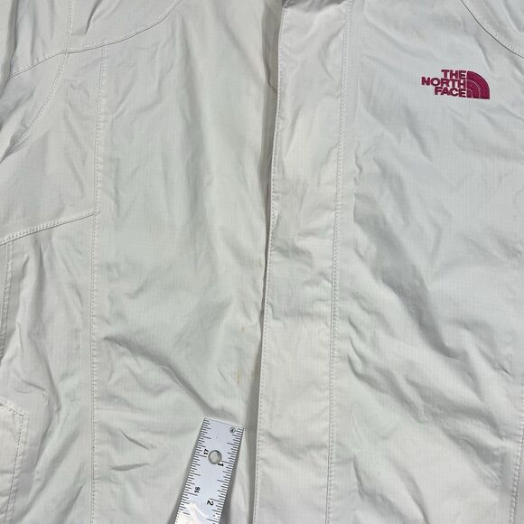 The North Face HyVent 3 in 1 Zip-Up Hooded Jacket Women’s XL Beige/ Pink - Picture 7 of 15